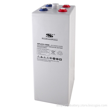 Sunstone Manufacture Opg Series 2V 1000ah Gel Opzv The Best Quality Battery in China
